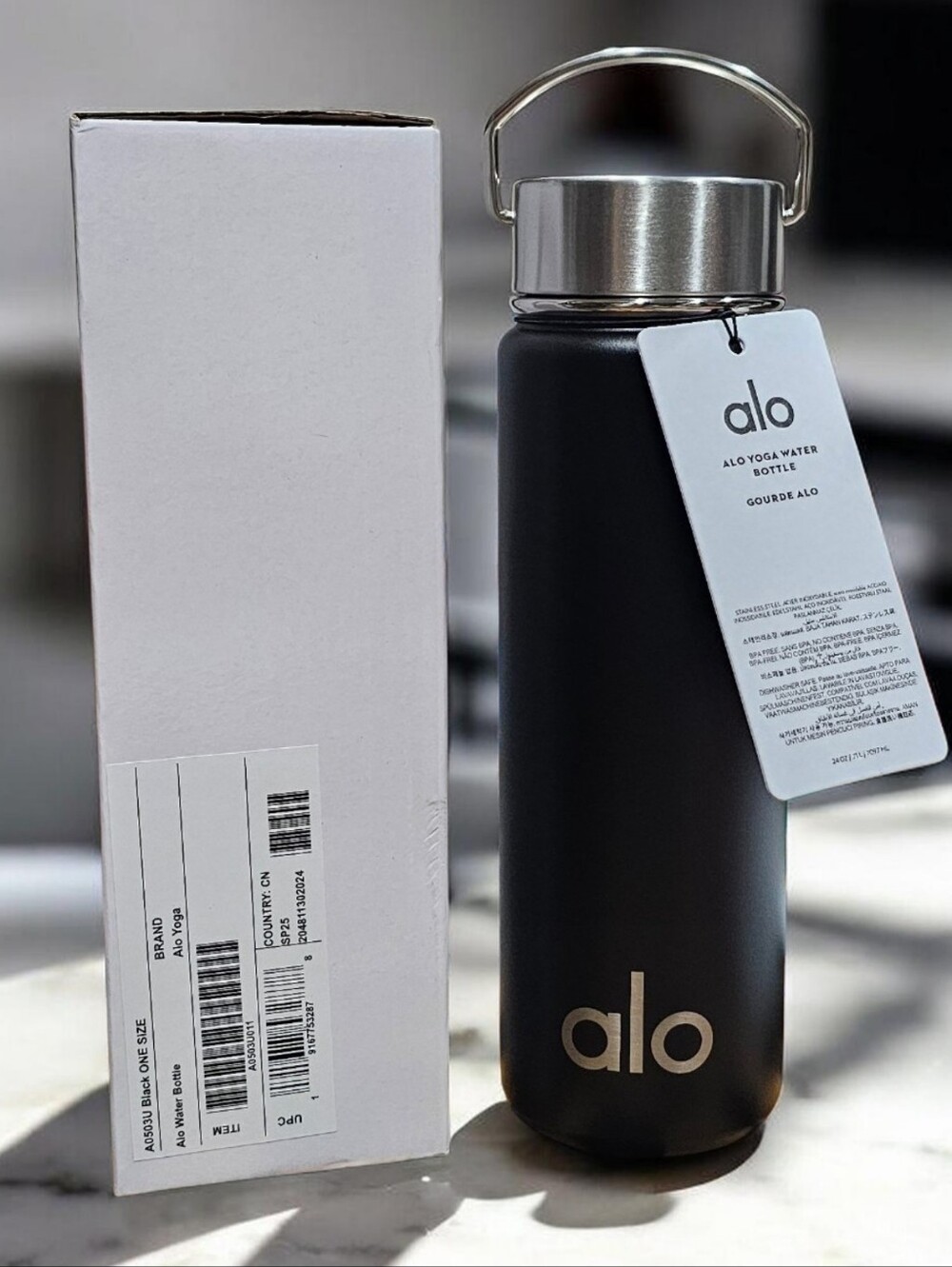 $68 Authentic ALO Yoga Water Bottle, NIB